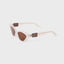 Ultra White Acetate Sunglasses