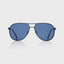 Nomad Navy Metal Sunglasses