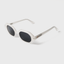 Coachella White Acetate Sunglasses