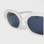 Coachella White Acetate Sunglasses