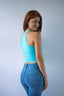 Turquoise Crop Top